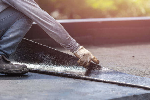 Professional Crawl Space Encapsulation technician working in Montgomery, MI
